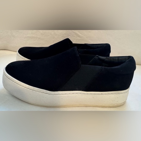 VINCE Women's Warren Slip-on Platform Black
Suede Sneakers Size 8M - Picture 5 of 11